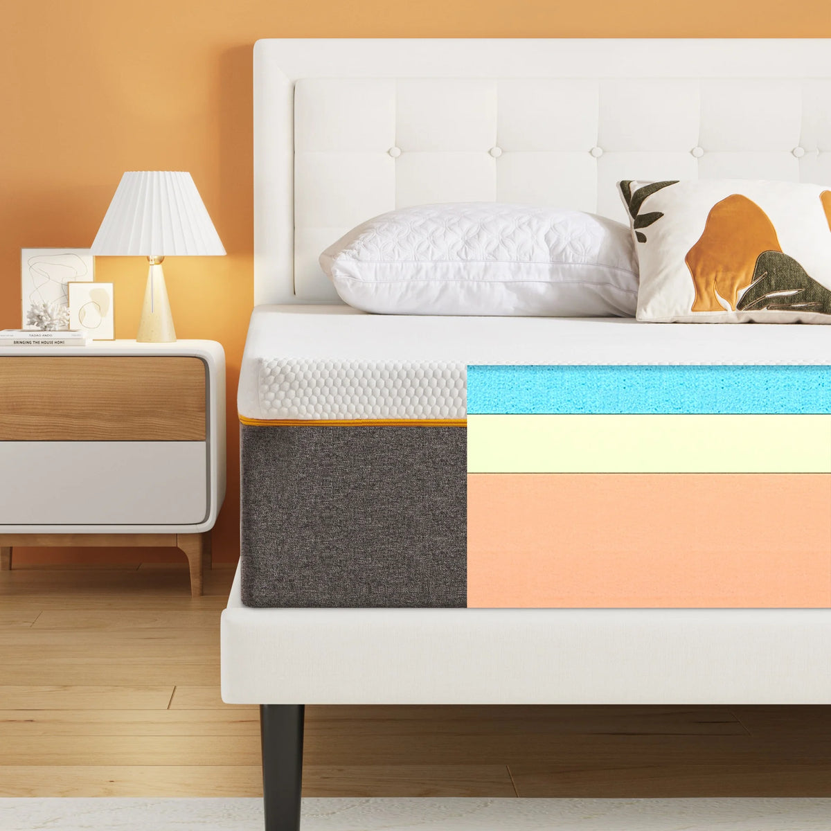 Queen 10 Gel Memory Foam Mattress Q3904