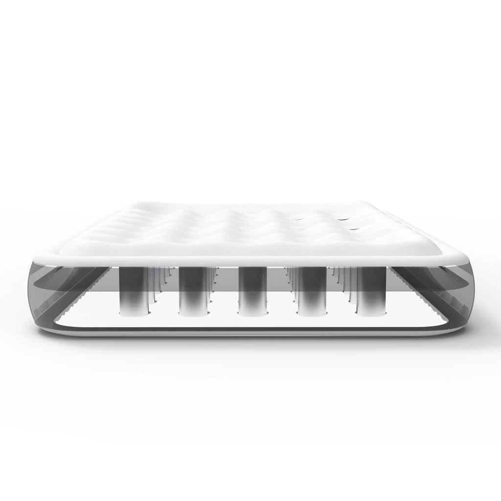 12" Gray Air Mattress with Built-in Pump G109