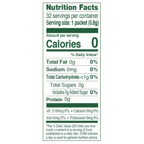 100 Count Sugar Free Lemon Flavoring Powder Packets V819505