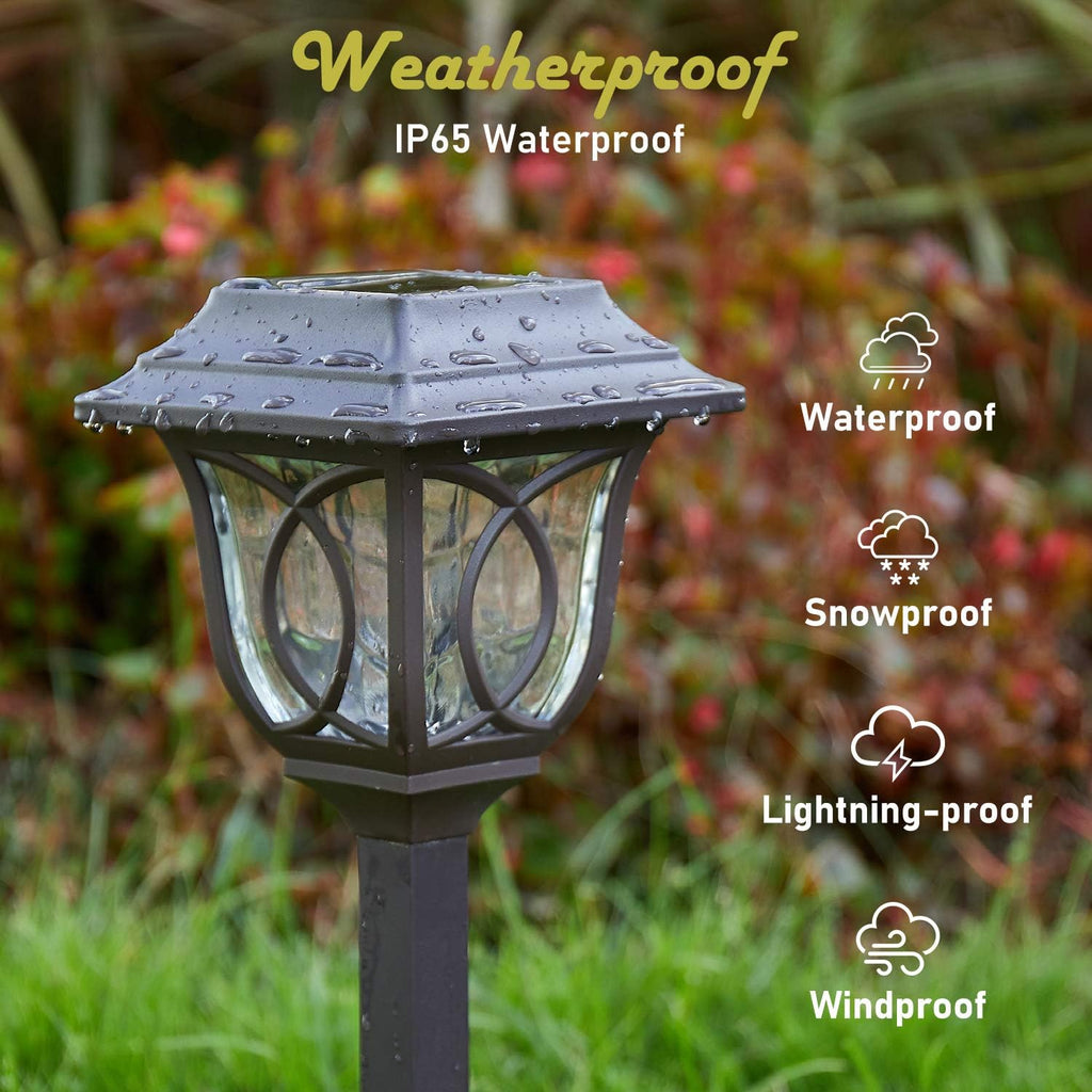 6 Pack Solar Pathway Lights X325