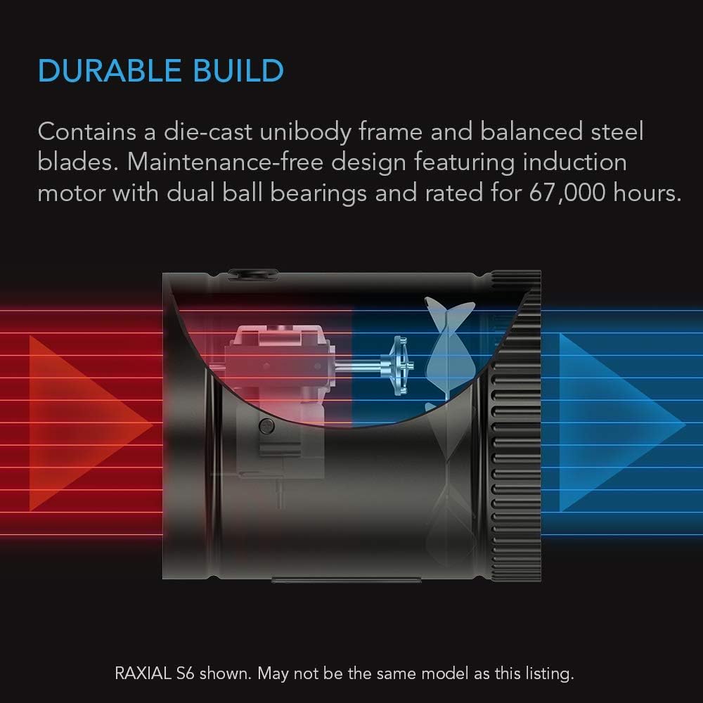 Inline Booster Duct Fan 6” with Speed Controller G455