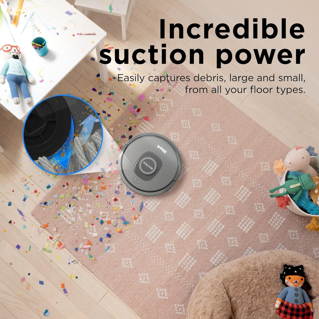 Black/Grey Self-Empty Robot Vacuum N837991