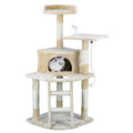 49 in. Cat Tree Condo with Sisal Covered Posts D8300