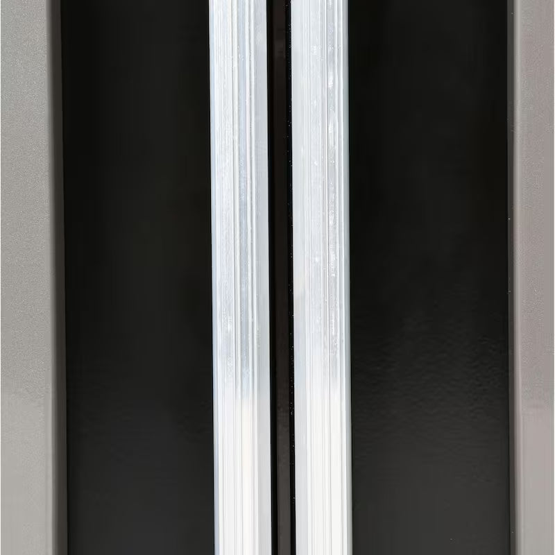Black and Gray Welded Steel Floor Cabinet N927829
