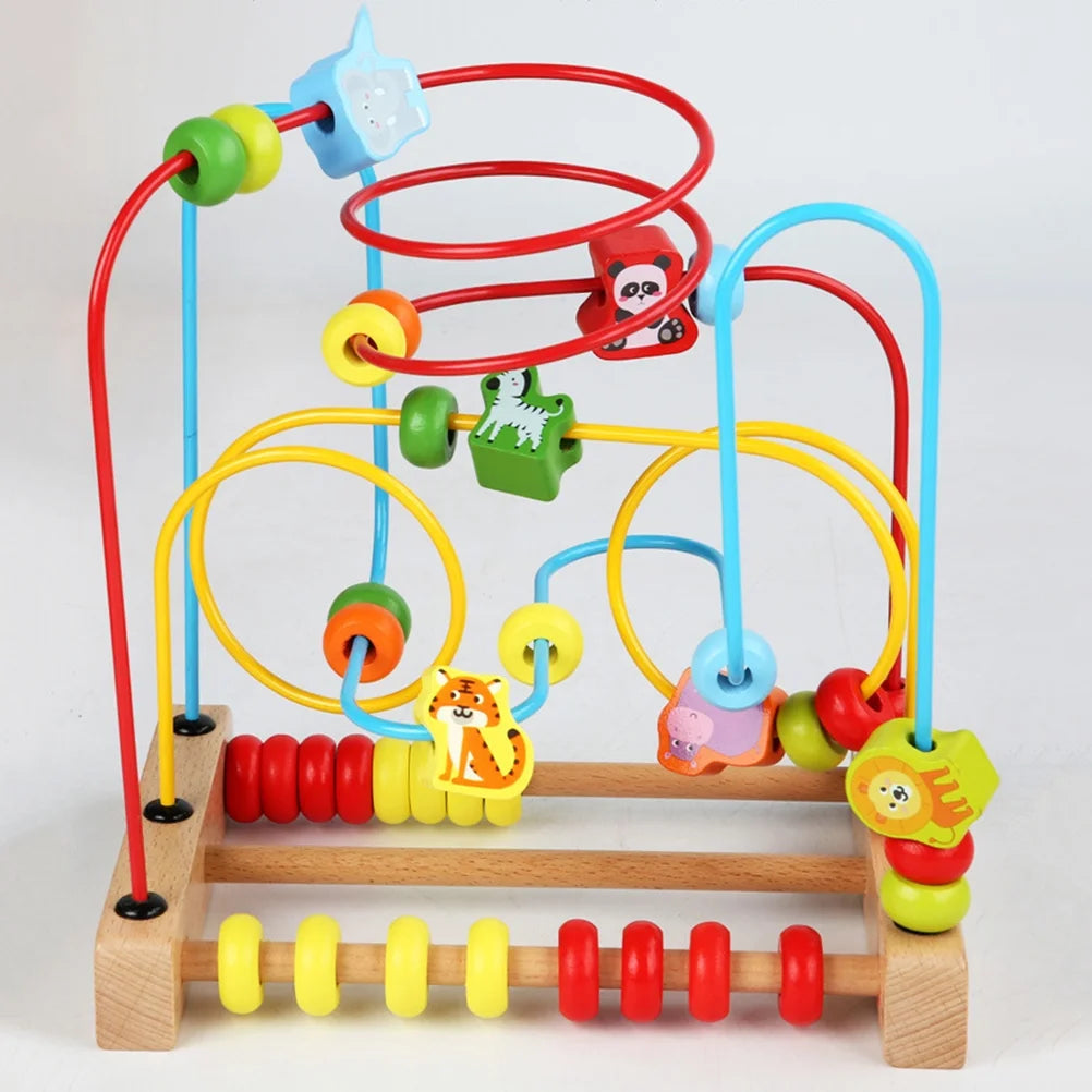 Wooden Beads Roller Montessori Toy X7700