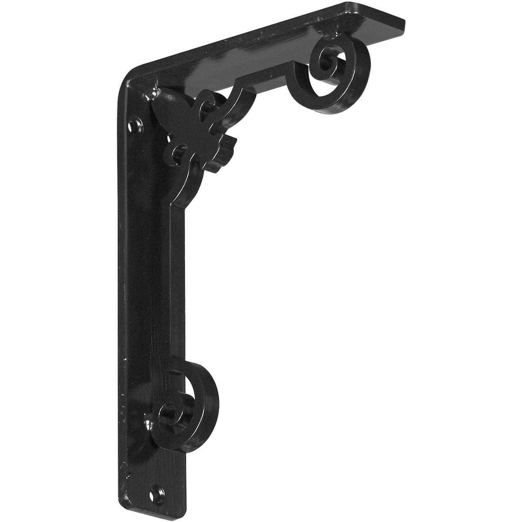 Wrought Iron Bracket Antiqued Silver P831