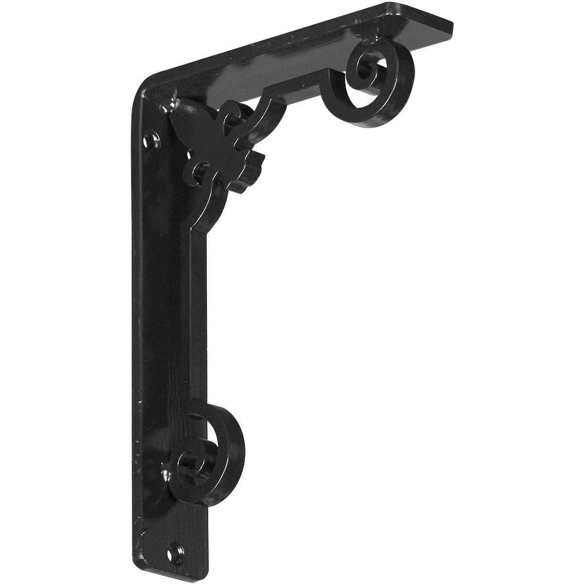 Wrought Iron Bracket Antiqued Silver P831