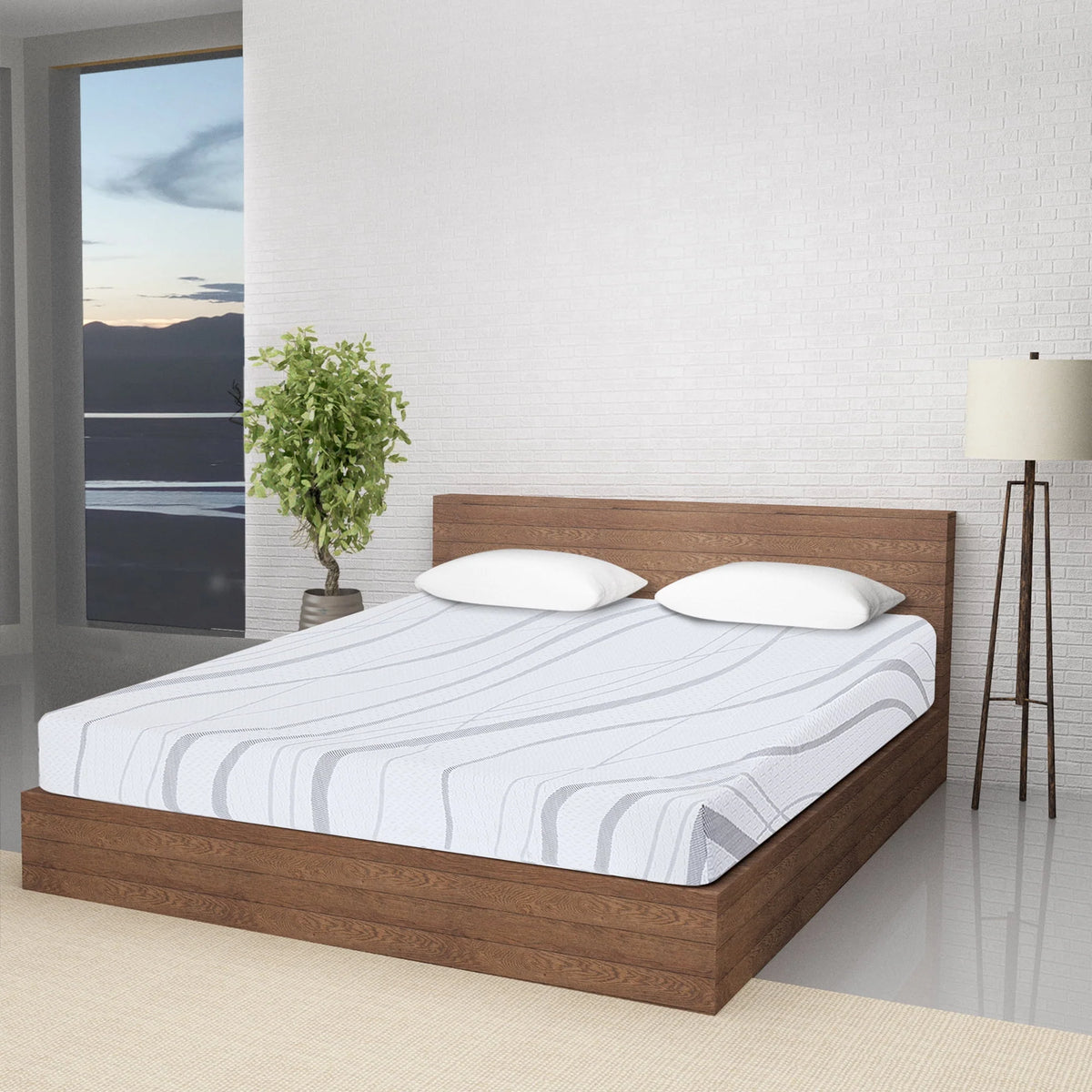 10 Inch Gel Memory Foam Mattress Medium Firm Twin Size R473
