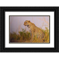 Black Ornate Wood Framed Art Print C291