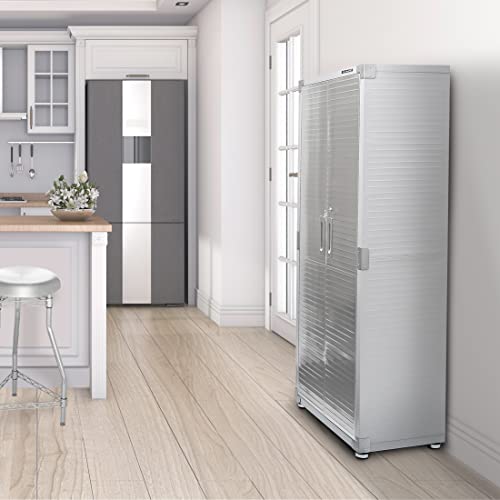 Solid Steel Lockable Metal Storage Cabinet with Adjustable Shelves U4473