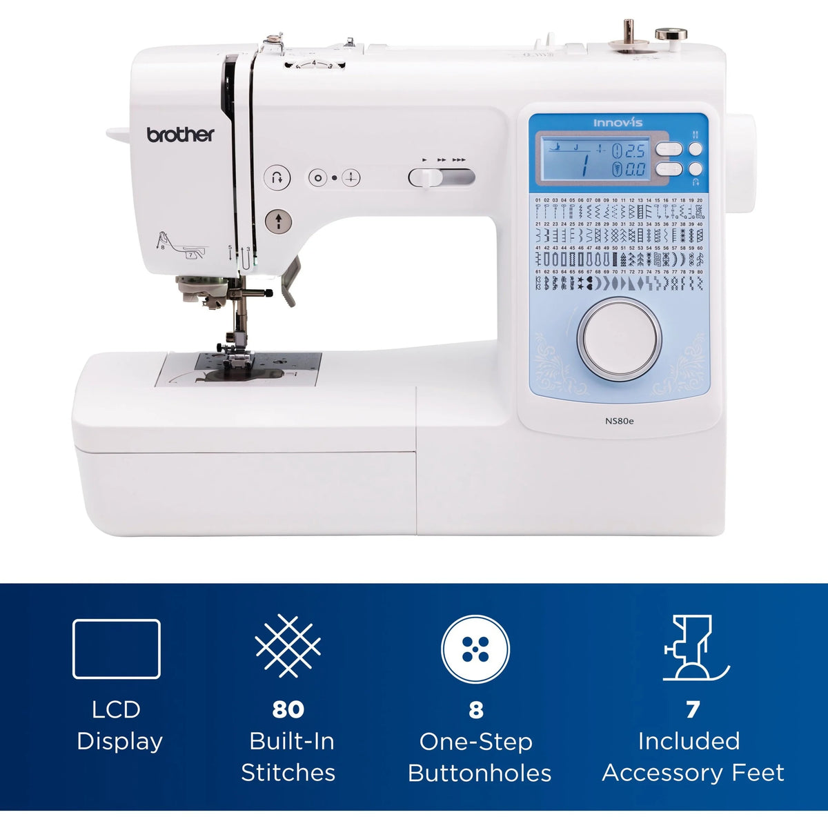 Computerized Sewing Machine with Advanced Threading System D11067