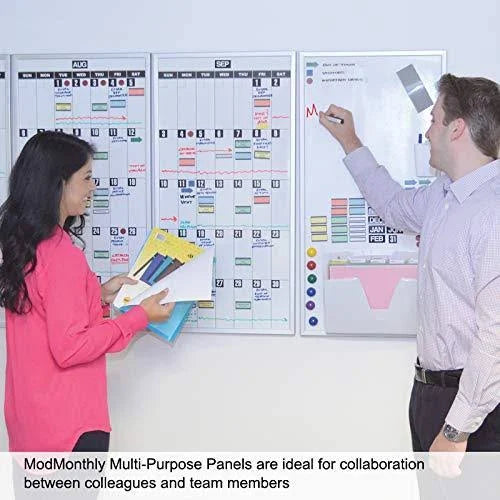 Magnetic Dry-Erase Whiteboard Planning Calendars Set of 3 D776