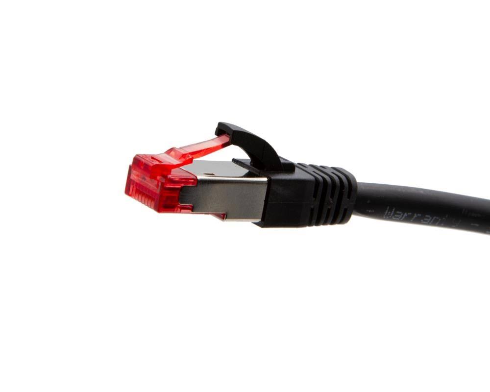 100 ft. Cat 6A SSTP 26 AWG Patch Cable Black C9075