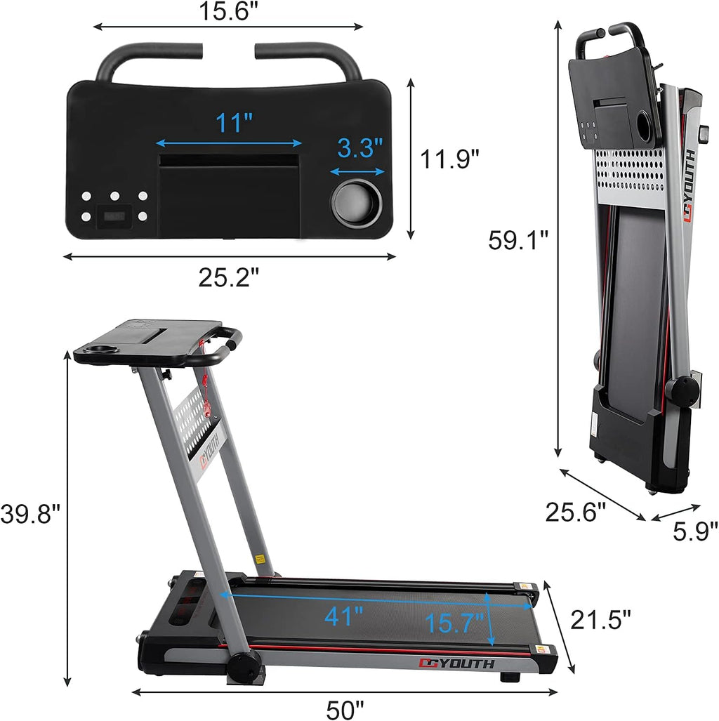 2.25HP Electric Folding Treadmill with LED Display N9214