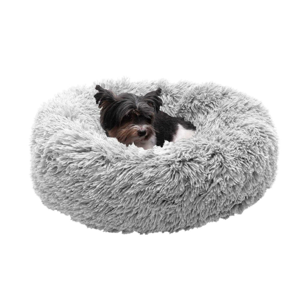 Long Fur Donut Dog Bed Q51593