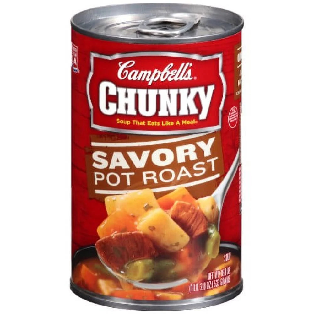 Chunky Savory Pot Roast Soup Pack of 24 J949