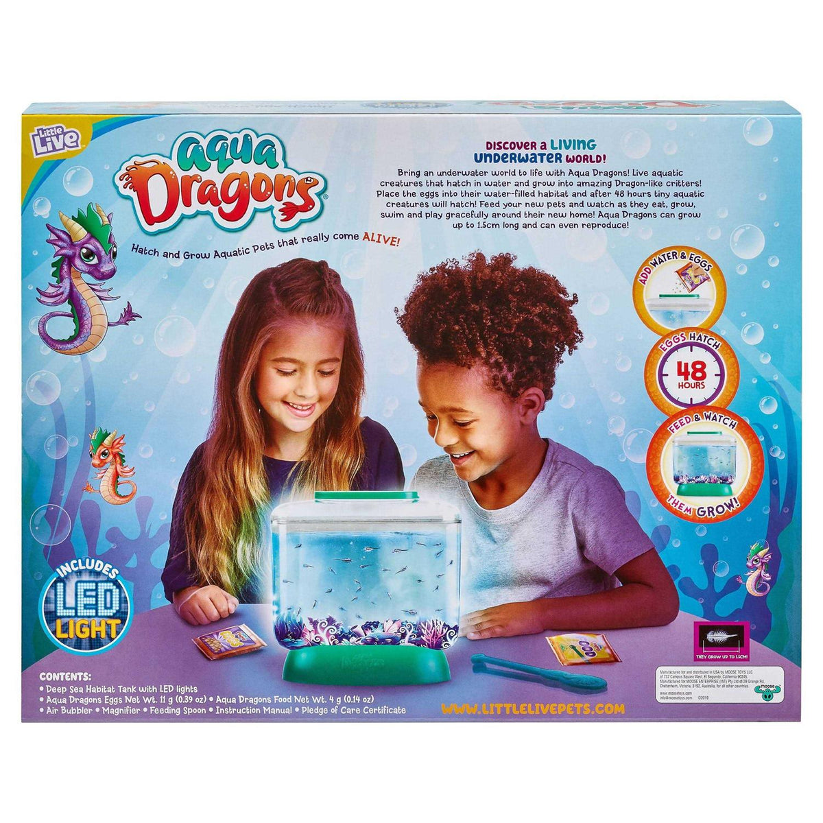 Aqua Dragons Habitat LED Light Up Tank V32306