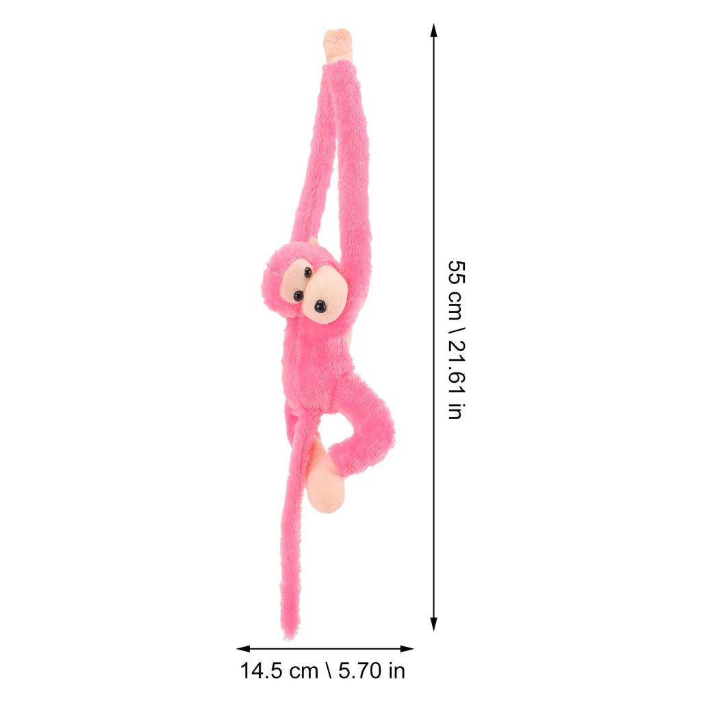 2Pcs Hanging Plush Monkey Doll Stuffed Animal Toy R9319