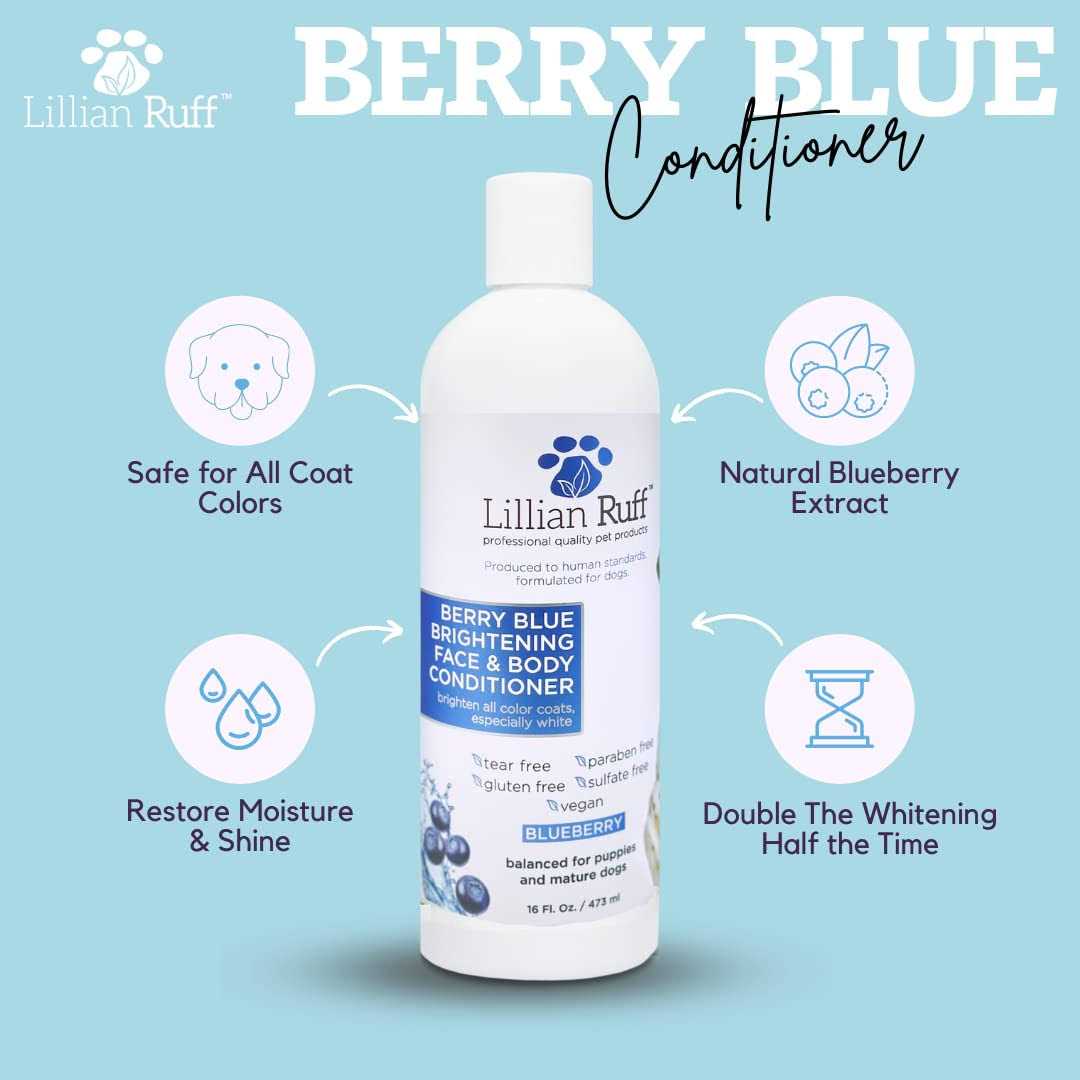 Berry Blue Brightening Face and Body Wash for Dogs and Cats K816828