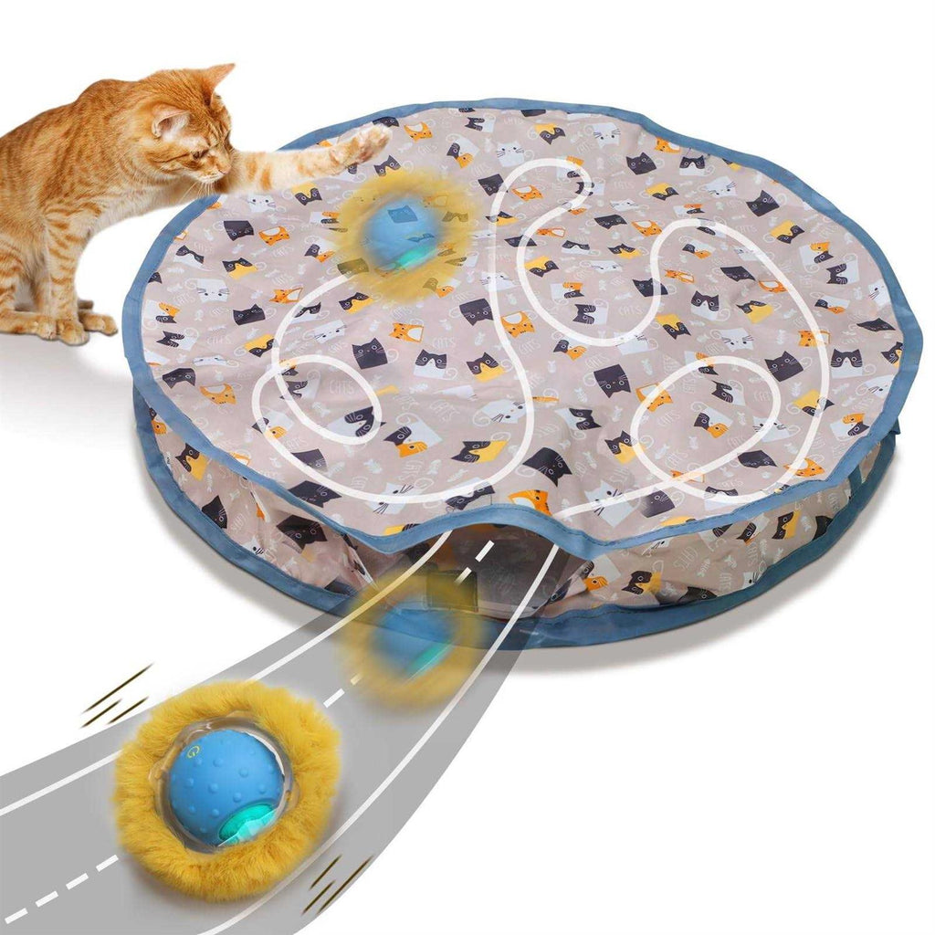 Interactive Cat Toys Ball in Pouch L357