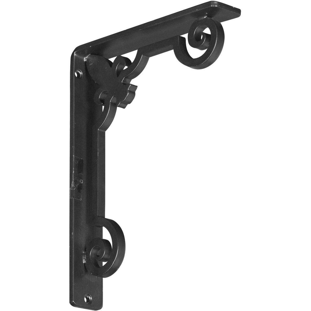 Wrought Iron Bracket Antiqued Silver P831