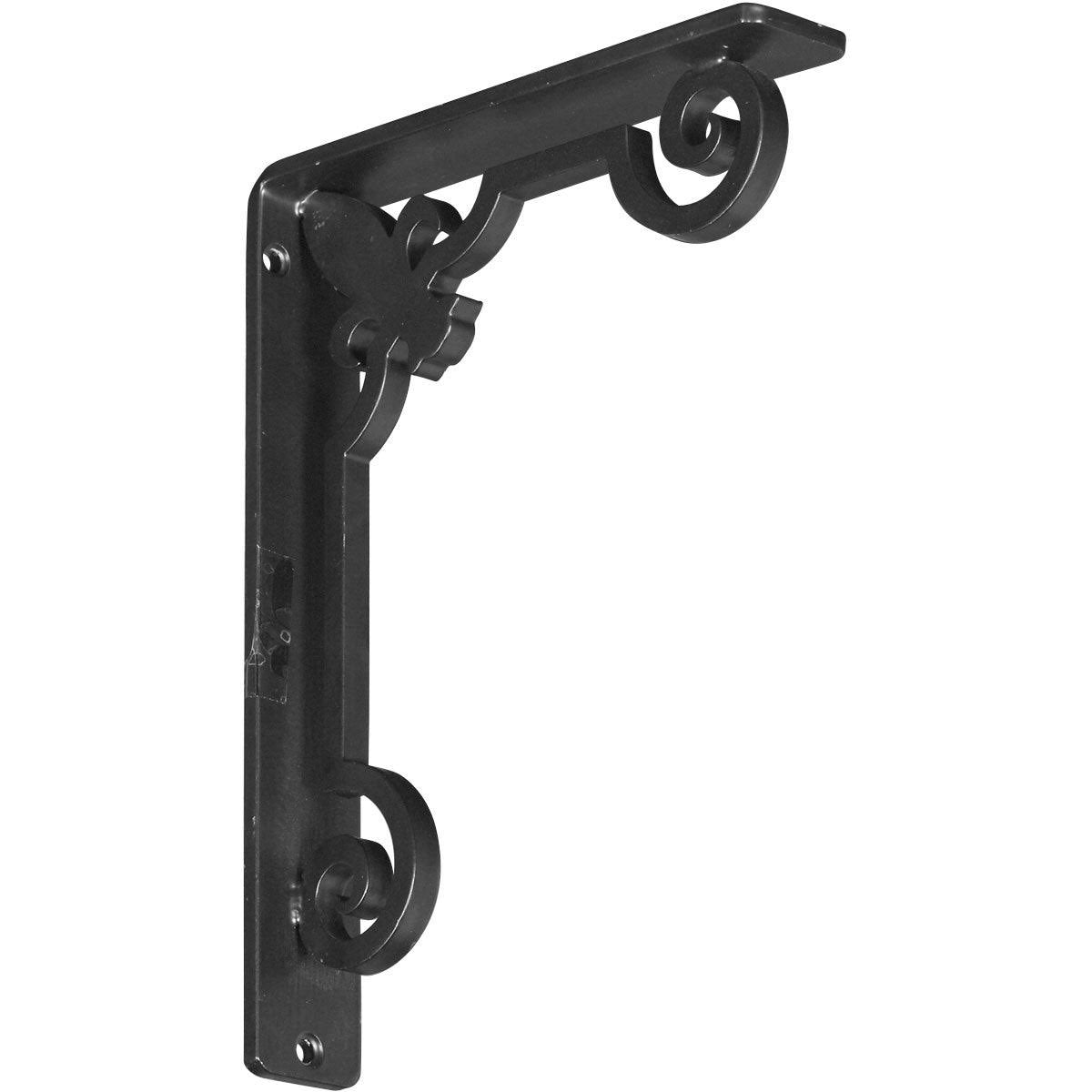 Wrought Iron Bracket Antiqued Silver P831