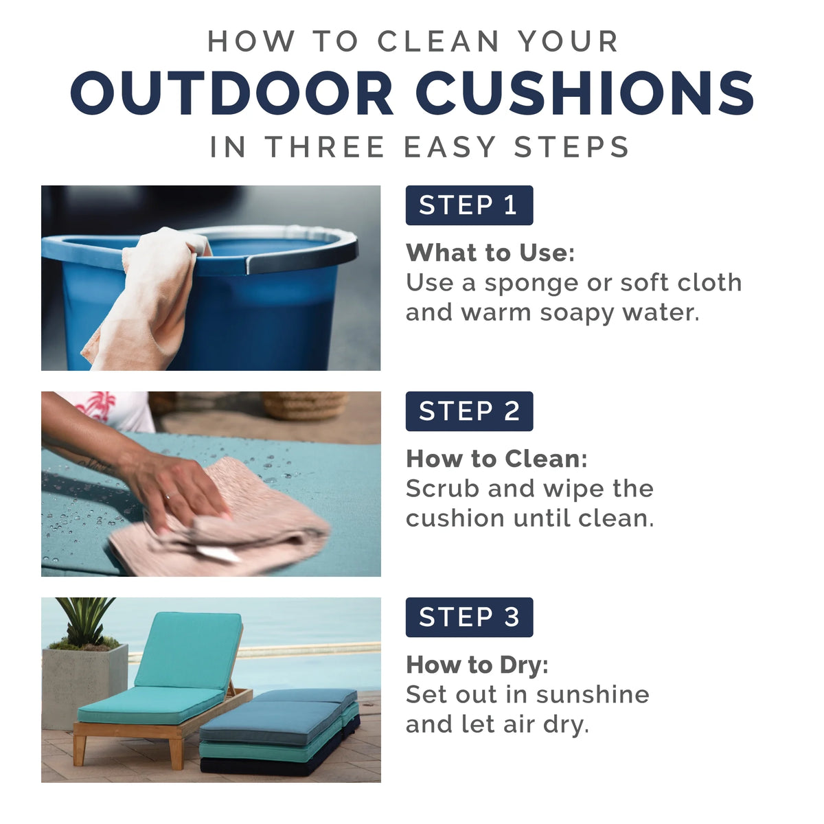 24 x 24 Outdoor Deep Seating Cushion Set R893600
