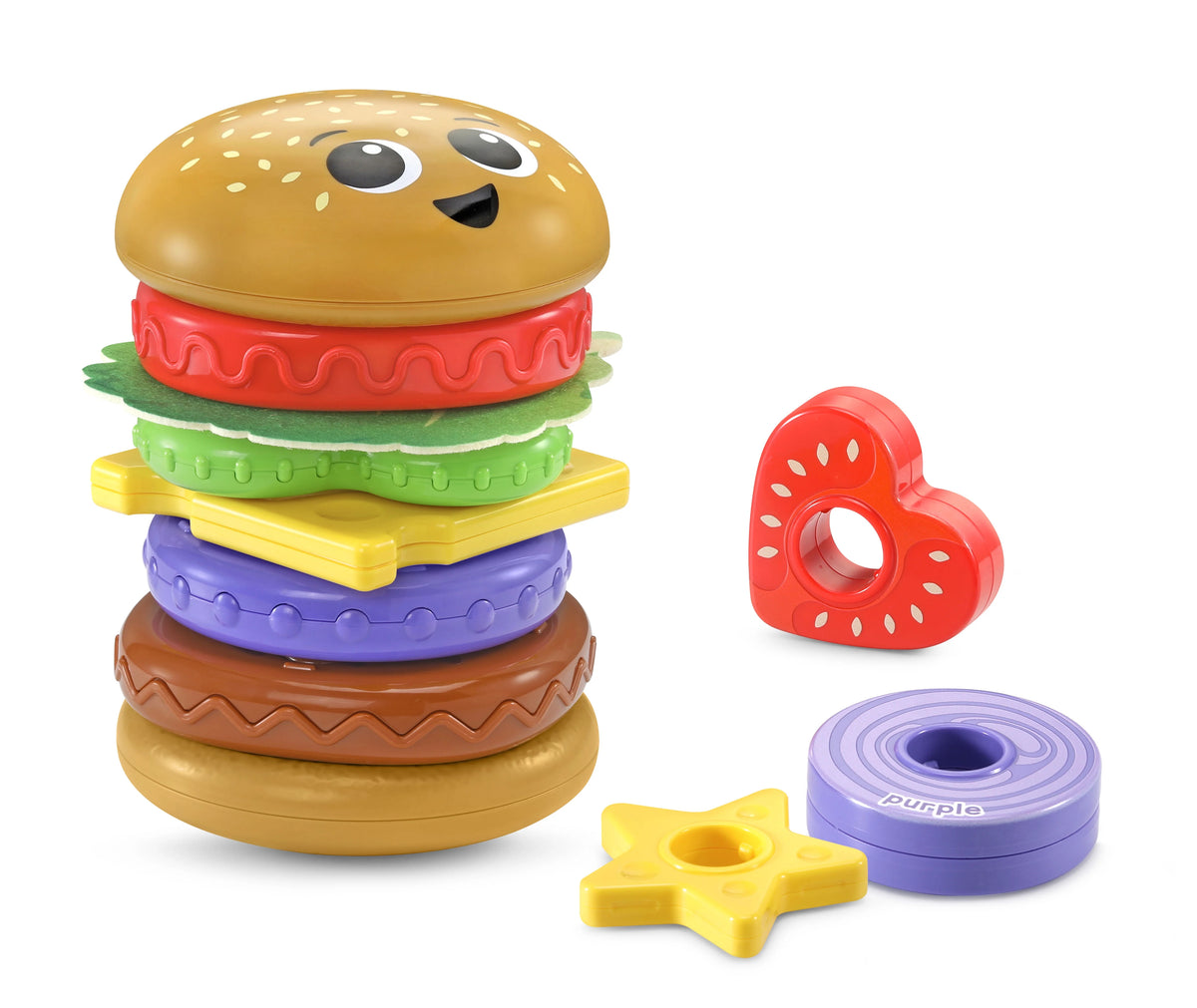 4-in-1 Learning Hamburger Stacking Baby Toy F4214