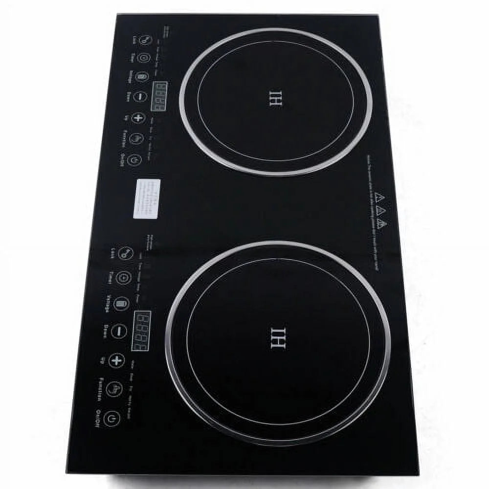 Electric Induction 2 Burner Ceramic Cooktop V866
