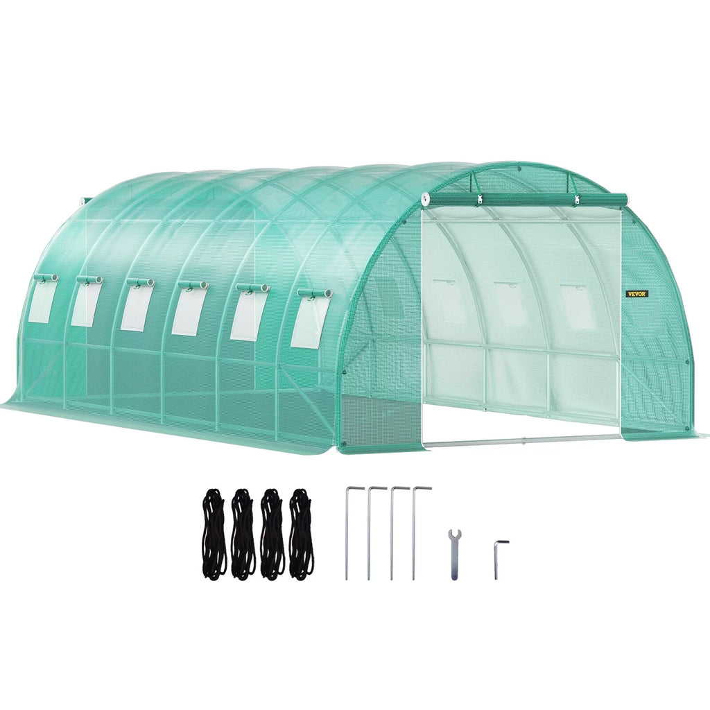Walk-in Greenhouse Galvanized Frame N27436