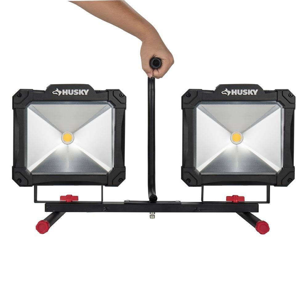 10,000-Lumen Twin-Head LED Work Light N75576