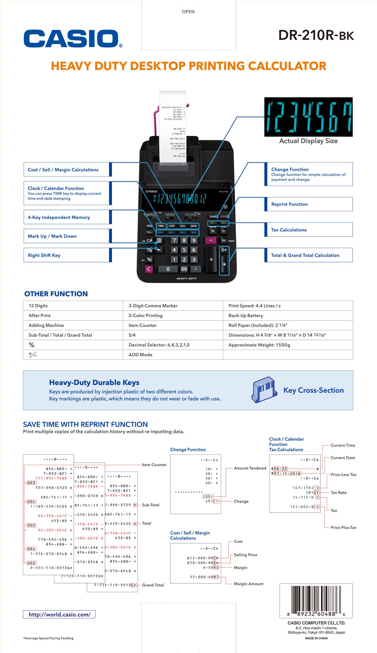 Printing Calculator D110471