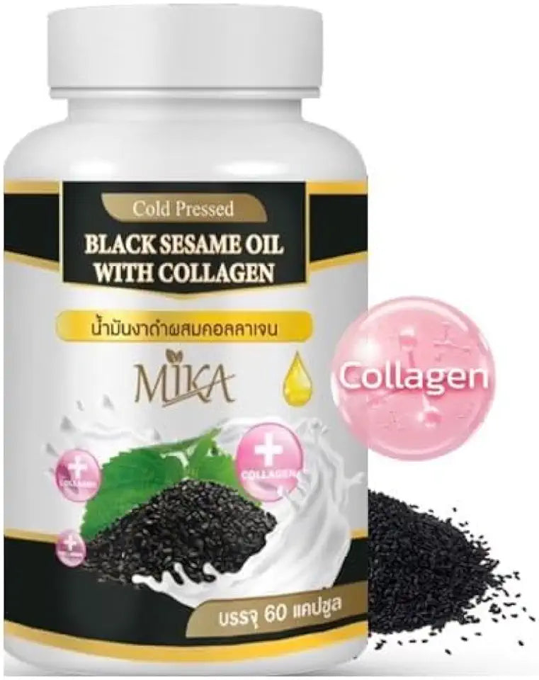 Black Sesame Oil Collagen 60 Softgels M41417