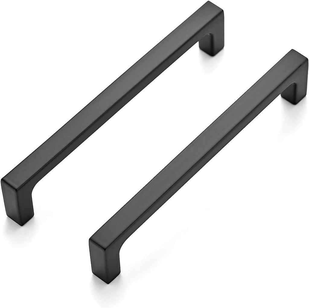 30 Pack Matte Black Square Cabinet Handles C765