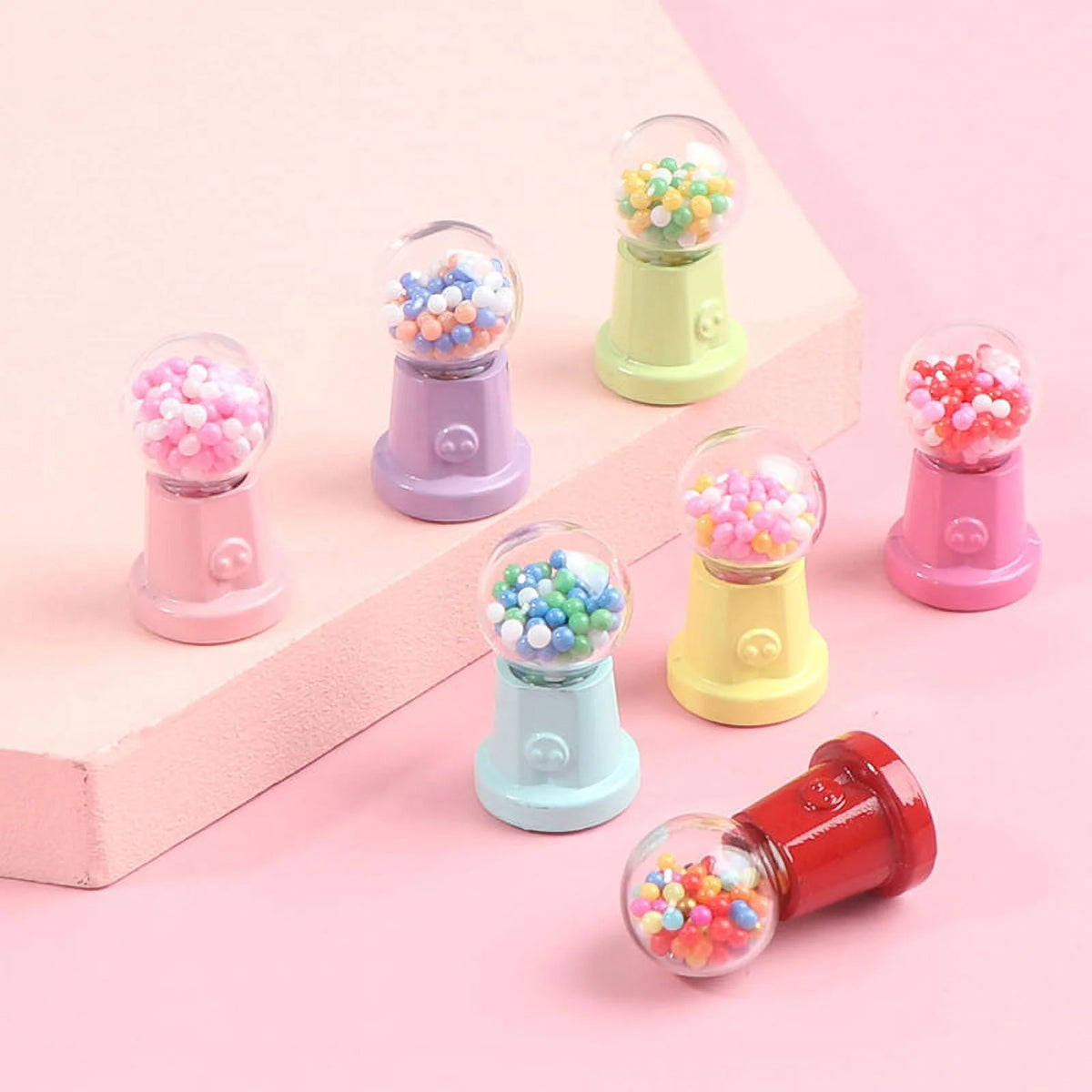 Mini Candy Machine Model Doll House Furniture Toys Q1118