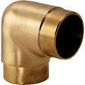 Satin Brushed Brass 90 Degree Flush Elbow Fitting C75293