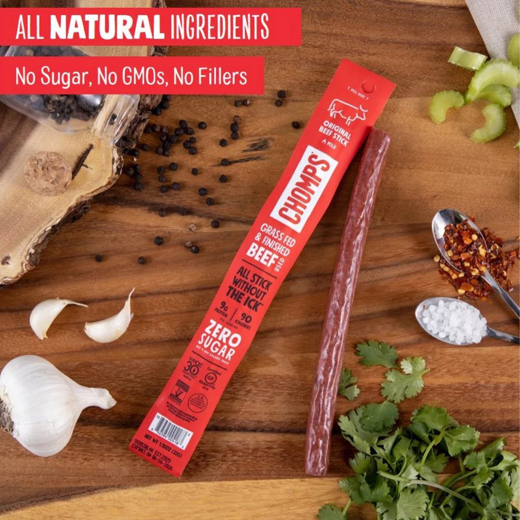 Original Beef Grass Fed Beef Jerky Sticks 10ct 1.15oz Z482