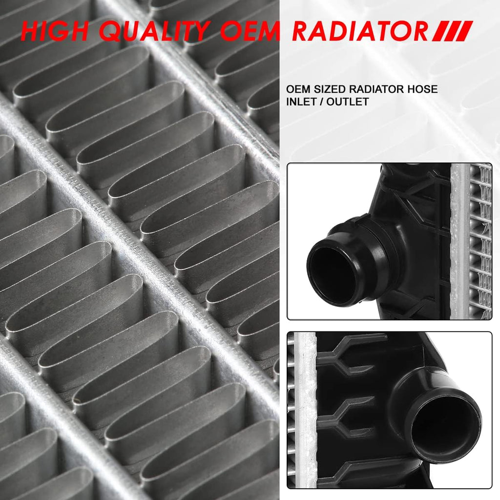 1-Row Cooling Radiator Aluminum Core Pack of 2 R216193