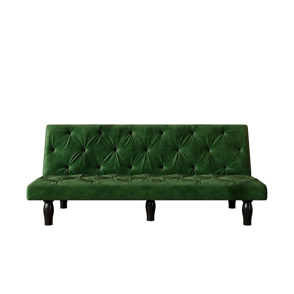 Green Velvet Sofa Bed Q274
