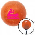 Pink Orange Metal Flake Shift Knob with M16 x 1.5 Insert U538