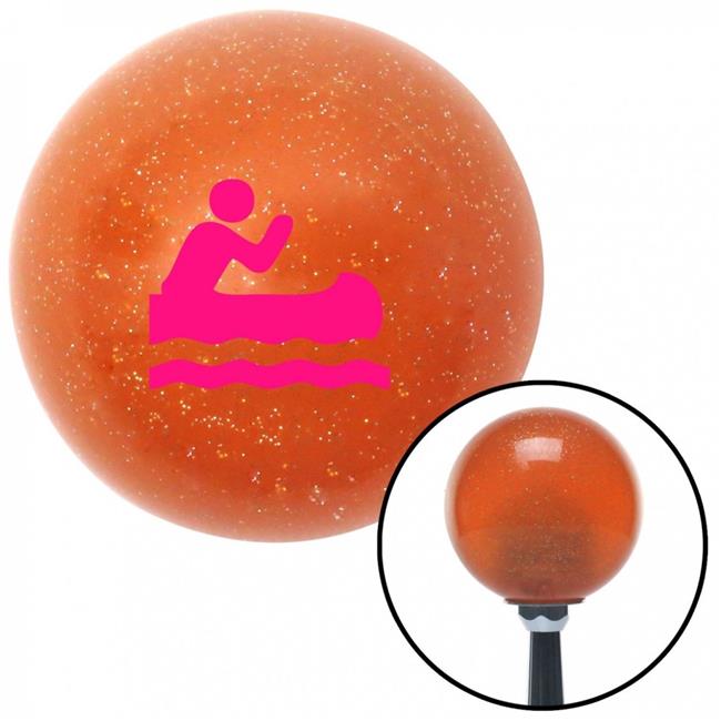 Pink Orange Metal Flake Shift Knob with M16 x 1.5 Insert U538