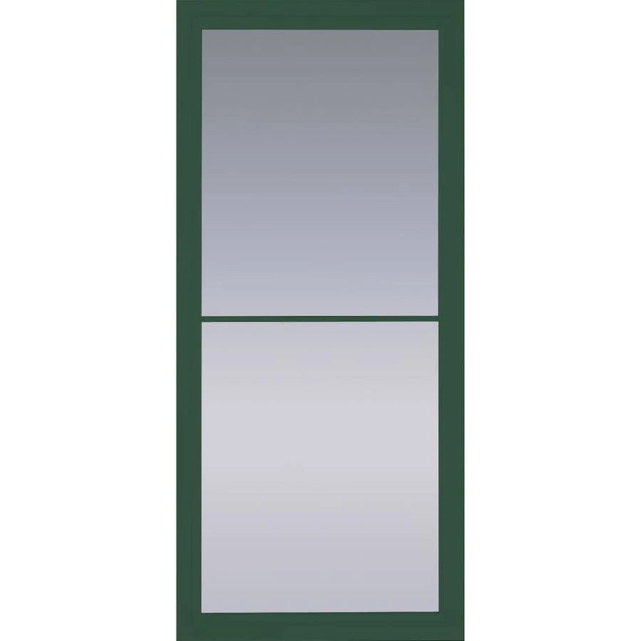 Green Full-view Aluminum Storm Door B768