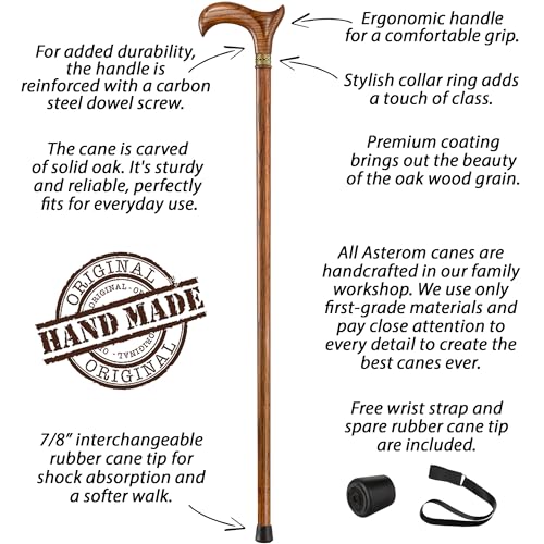 Handmade Ergonomic Wooden Walking Cane H476650
