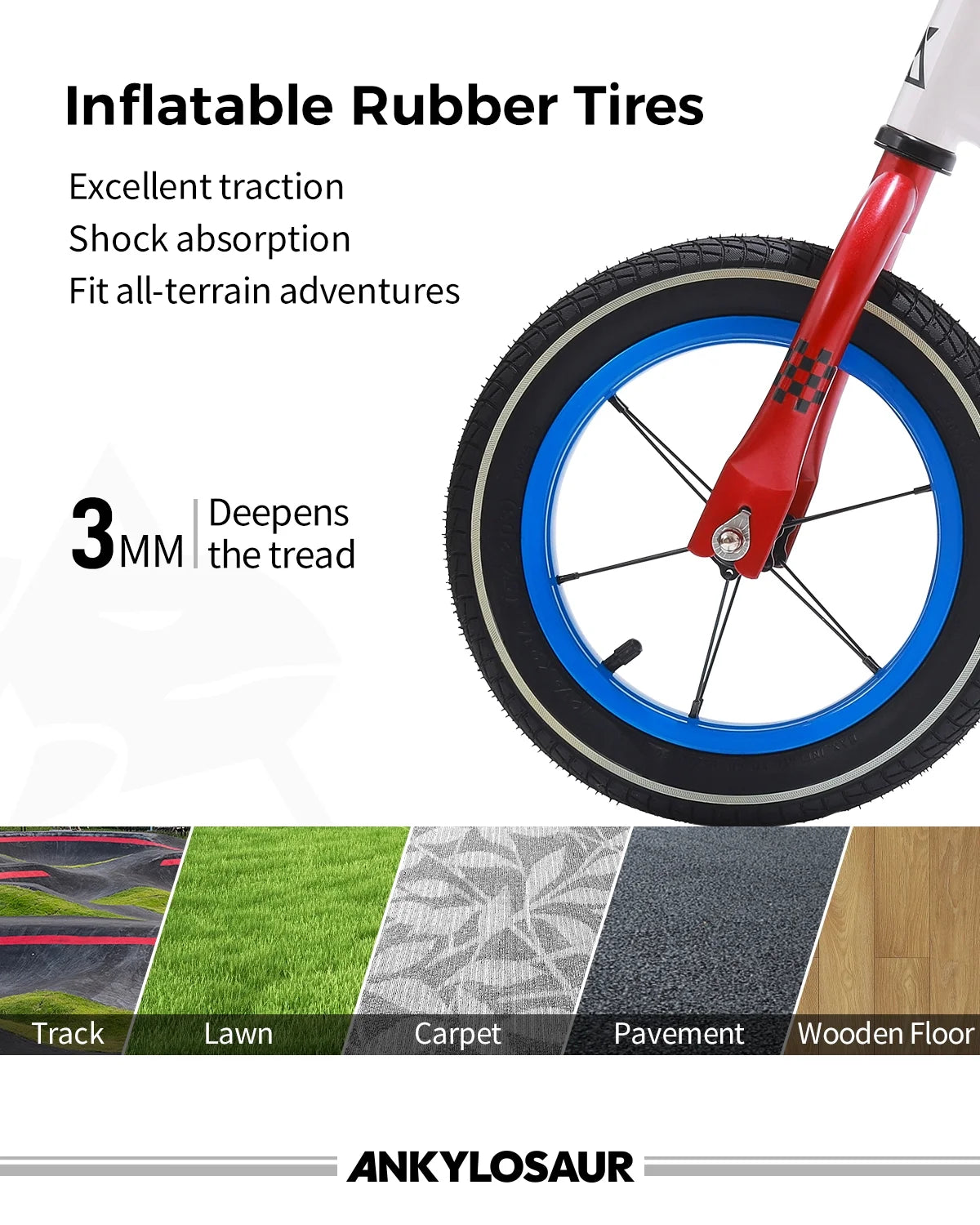 Balance Bike with Adjustable Seat Height F822