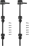Heavy Duty Steel Gate Drop Rod 18 inch Black Finish 2 Pack M709