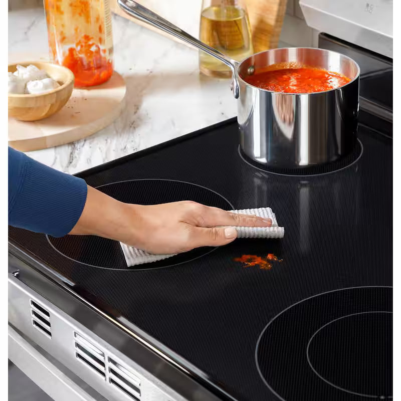 4 Element Free-Standing Electric Range in Stainless Steel K4004