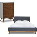 Queen Platform Bed & 5-Drawer Dresser C368143