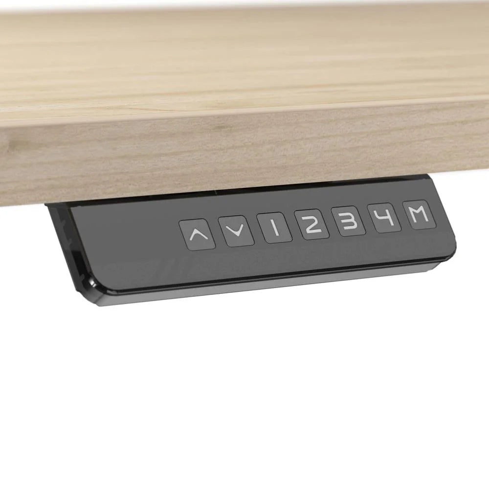 72W Adjustable Standing Desk in Natural Elm J19821