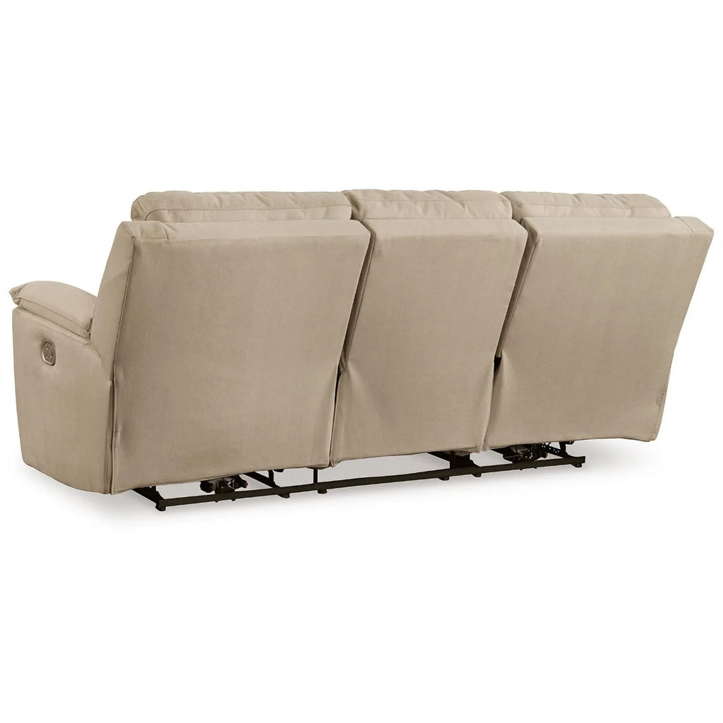 Faux Leather Power Reclining Sofa B393