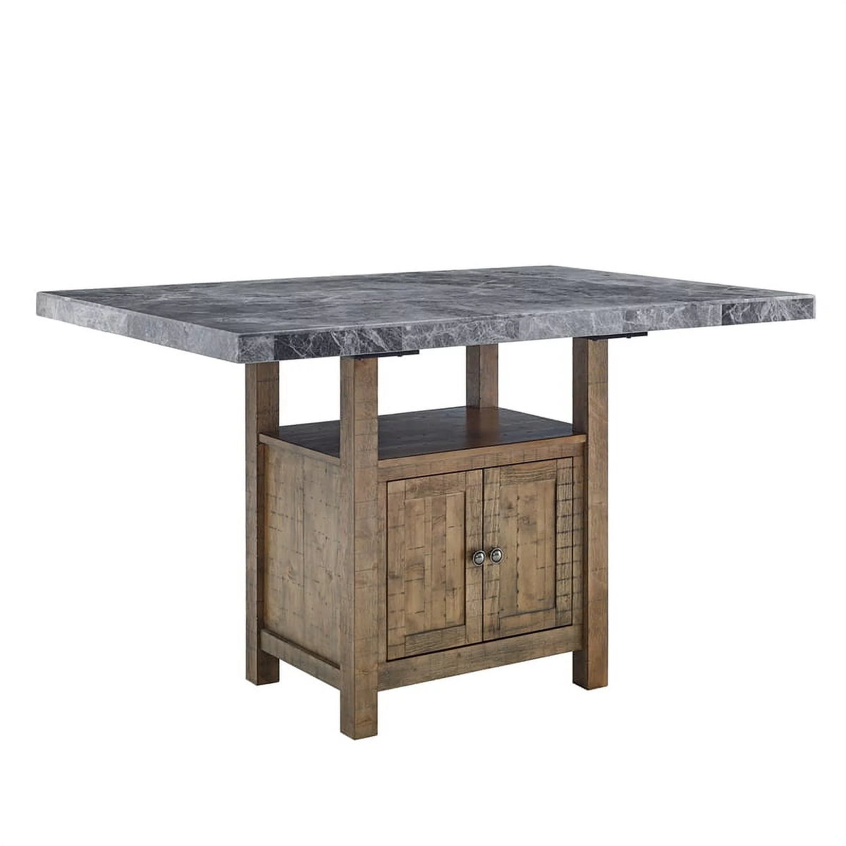 Gray Marble Counter 8-Piece Dining Set C21857